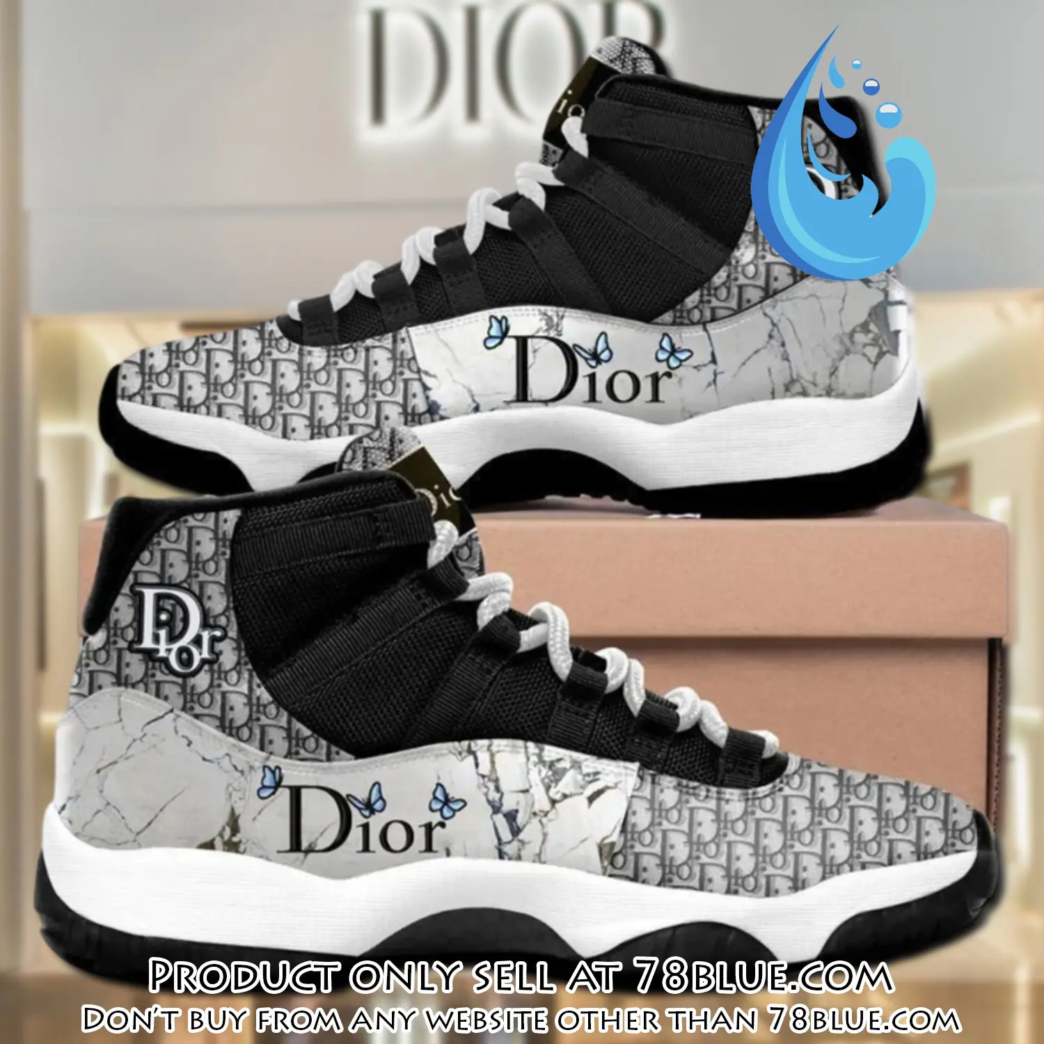 Dior luxury air jordan 11 shoes sport hot  dior sneakers gifts for men women 78b5147815